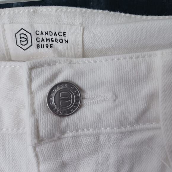 Candace Cameron Bure White Denim Jeans 6 - Picture 3 of 6